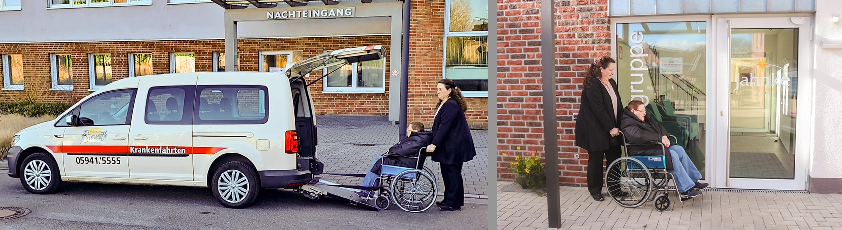 Rollstuhlfahrt